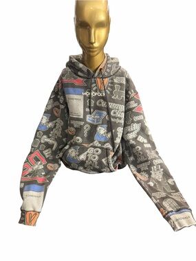 Monopoly x SHOE PALACE Gray Hoodie size large